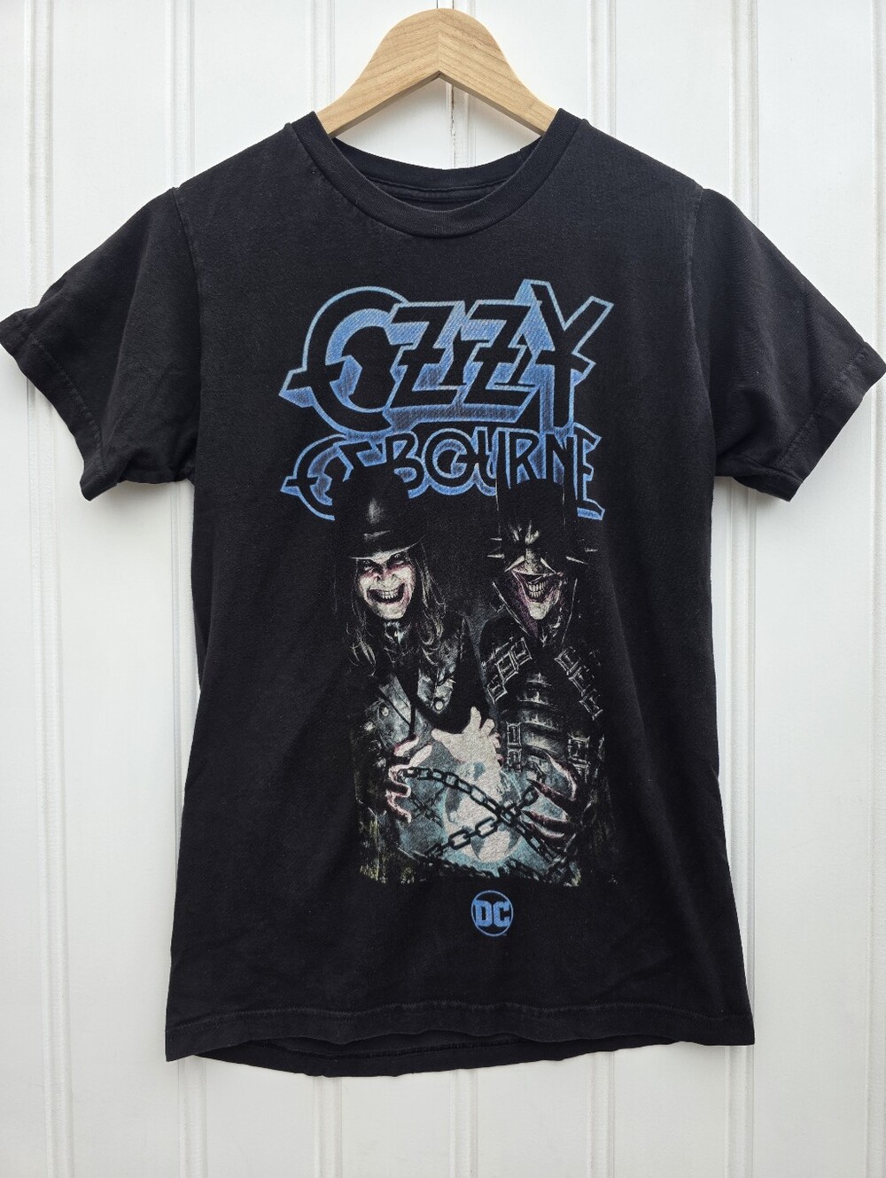 DC Comics Batman X Ozzy Osbourne Death Metal Graphic T Shirt